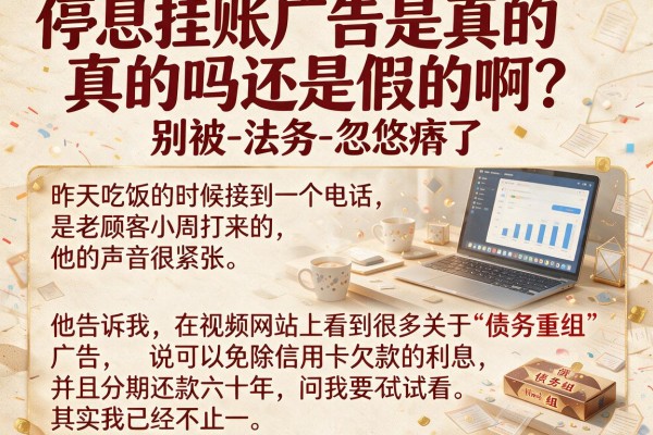 停息挂账广告是真的吗还是假的啊？别被-法务-忽悠瘸了