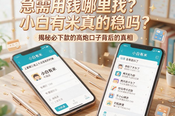 急需用钱哪里找？小白有米真的稳吗？揭秘必下款的高炮口子背后的真相