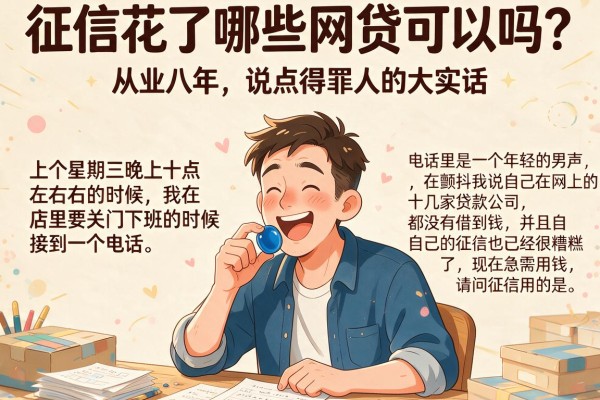 征信花了哪些网贷可以吗？从业八年，说点得罪人的大实话