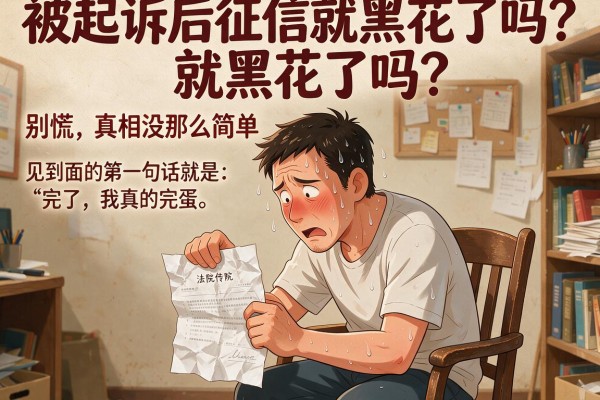 被起诉后征信就黑花了吗？别慌，真相没那么简单