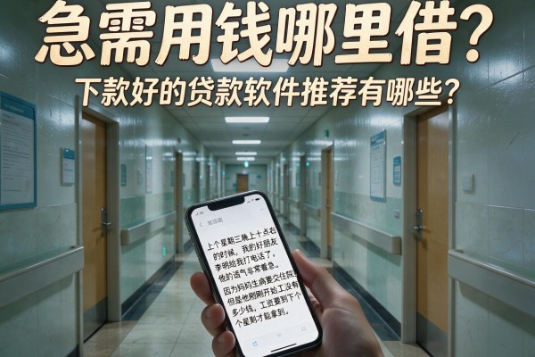 急需用钱哪里借？下款好的贷款软件推荐有哪些？这几个正规平台让你告别借钱难