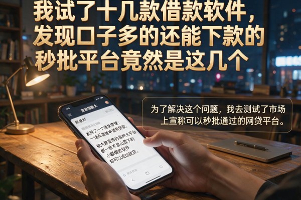 我试了十几款借款软件，发现口子多的还能下款的秒批平台竟然是这几个