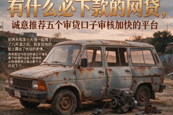 有什么必下款的网贷，诚意推荐五个审贷口子审核加快的平台