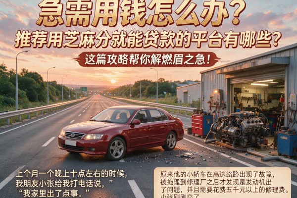 急需用钱怎么办？推荐用芝麻分就能贷款的平台有哪些？这篇攻略帮你解燃眉之急！