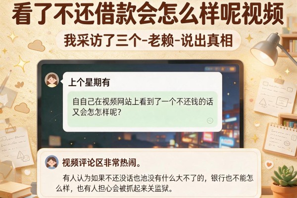 看了不还借款会怎么样呢视频，我采访了三个-老赖-说出真相