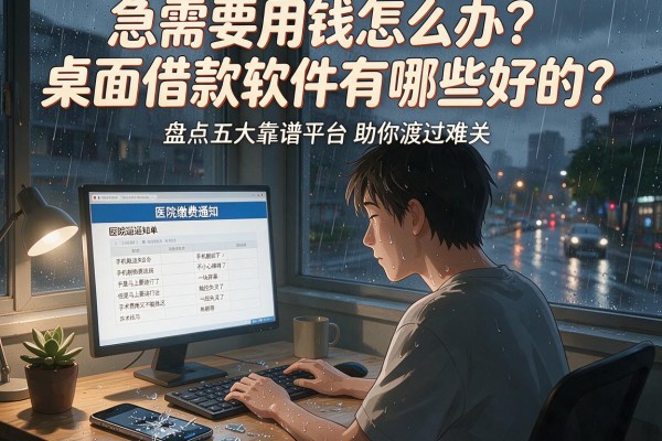 急需用钱怎么办？桌面借款软件有哪些好的？盘点五大靠谱平台助你渡过难关