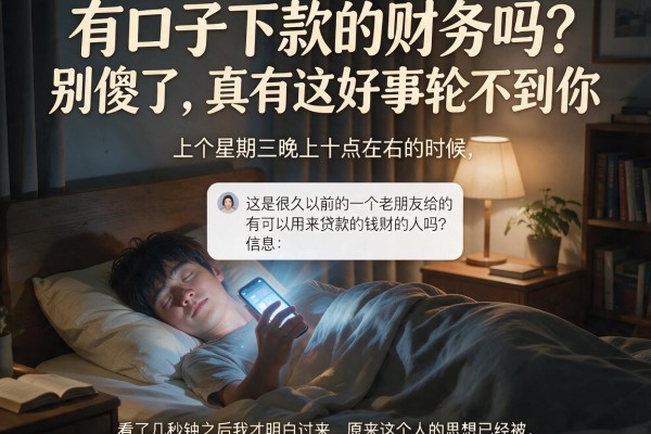 有口子下款的财务吗？别傻了，真有这好事轮不到你