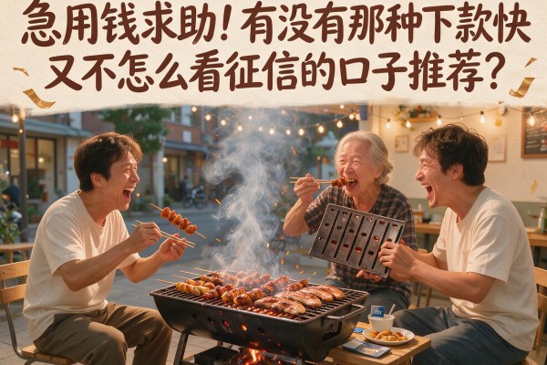 急用钱求助！有没有那种下款快又不怎么看征信的口子推荐？