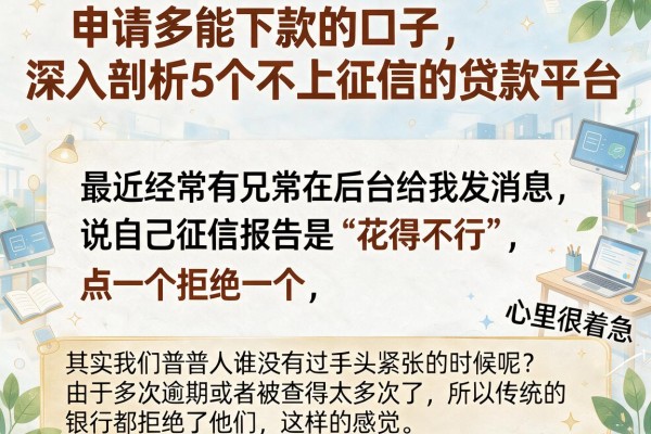 申请多能下款的口子，深入剖析5个不上征信的贷款平台