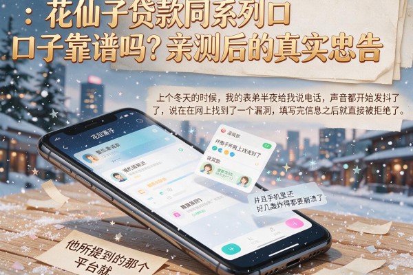 花仙子贷款同系列口子靠谱吗？亲测后的真实忠告