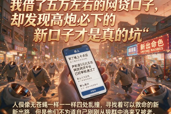 我借了五万左右的网贷口子，却发现高炮必下的新口子才是真的坑