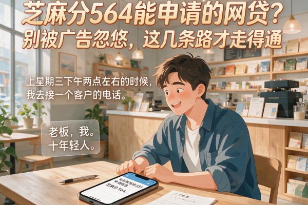 芝麻分564能申请的网贷？别被广告忽悠，这几条路才走得通