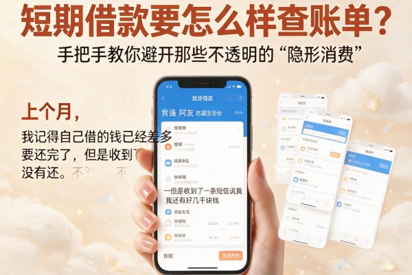 短期借款要怎么样查账单？手把手教你避开那些不透明的“隐形消费”