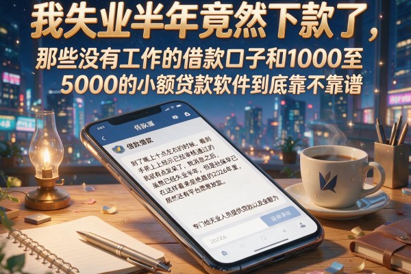 我失业半年竟然下款了，那些没有工作的借款口子和1000至5000的小额贷款软件到底靠不靠谱