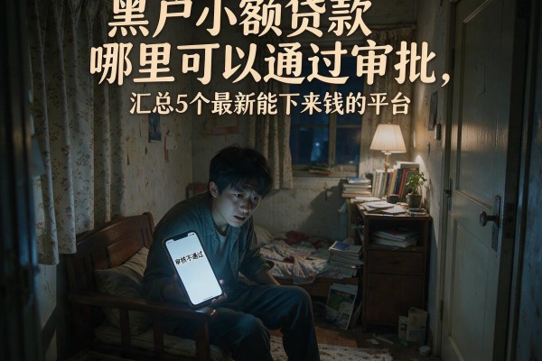黑户小额贷款哪里可以通过审批，汇总5个最新能下来钱的平台