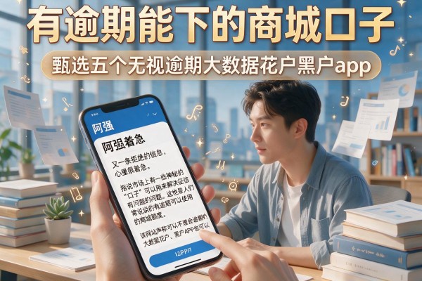 有逾期能下的商城口子，甄选五个无视逾期大数据花户黑户app