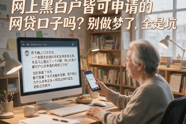 网上黑白户皆可申请的网贷口子吗？别做梦了，全是坑