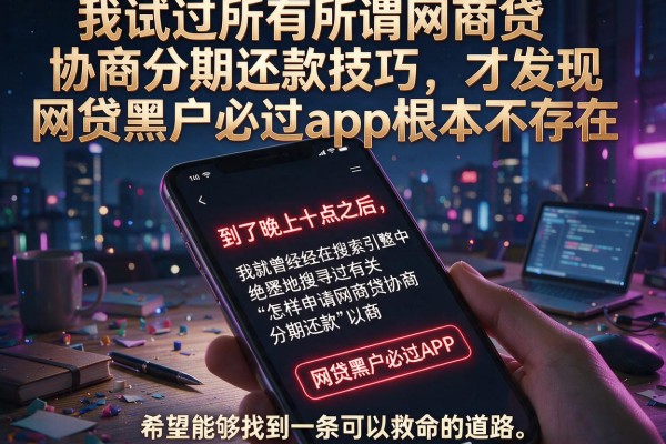 我试过所有所谓网商贷协商分期还款技巧，才发现网贷黑户必过app根本不存在