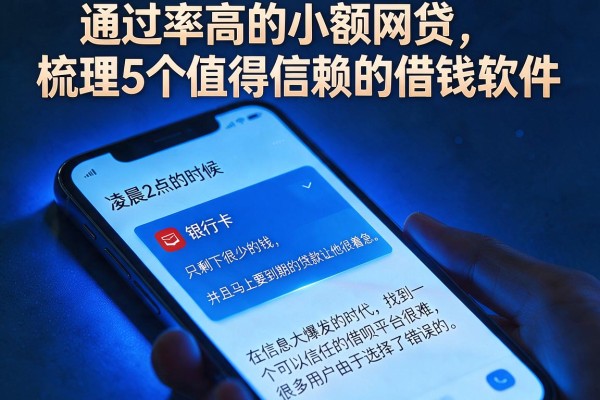 通过率高的小额网贷，梳理5个值得信赖的借钱软件
