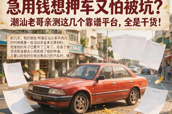 急用钱想押车又怕被坑？潮汕老哥亲测这几个靠谱平台，全是干货！