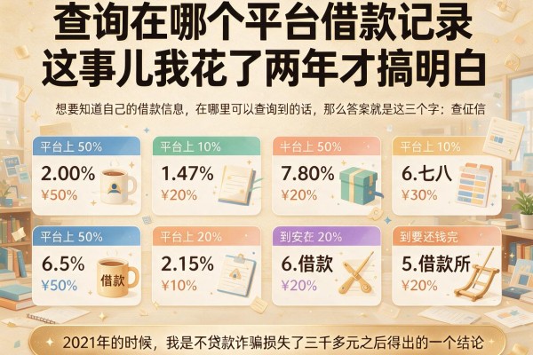 查询在哪个平台借款记录，这事儿我花了两年才搞明白