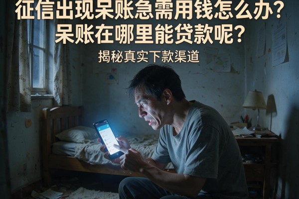 征信出现呆账急需用钱怎么办？呆账在哪里能贷款呢？揭秘真实下款渠道