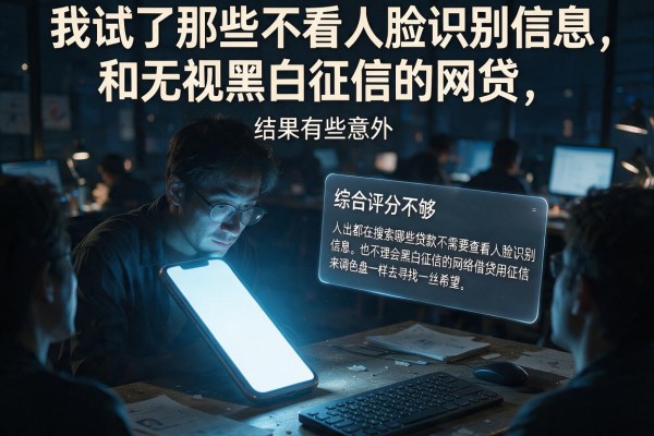 我试了那些不看人脸识别信息和无视黑白征信的网贷，结果有些意外