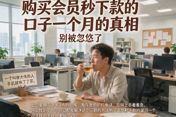 购买会员秒下款的口子一个月的真相，别被忽悠了