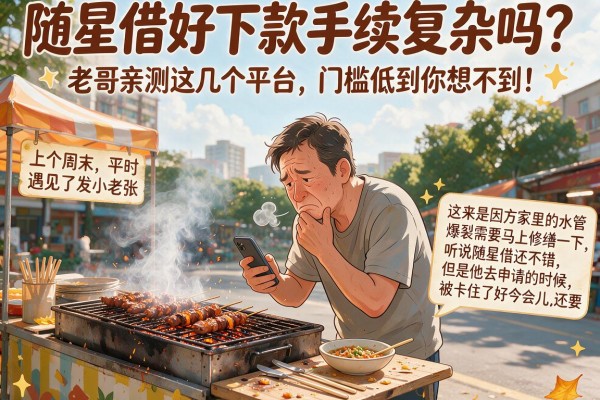 随星借好下款手续复杂吗？老哥亲测这几个平台，门槛低到你想不到！