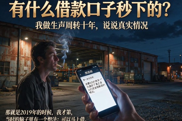有什么借款口子秒下的？我做生意周转十年，说说真实情况