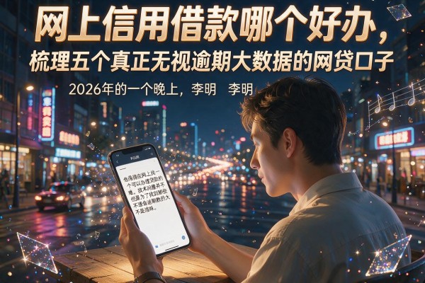 网上信用借款哪个好办，梳理五个真正无视逾期大数据的网贷口子