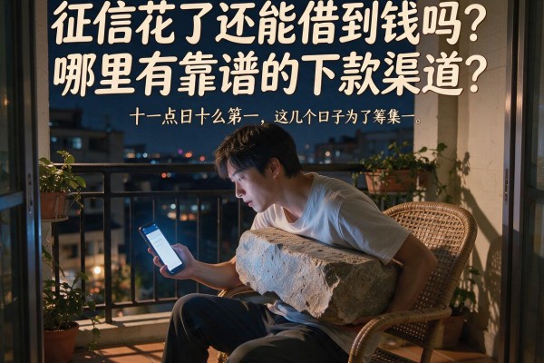 征信花了还能借到钱吗？哪里有靠谱的下款渠道？这几个口子或许能救急