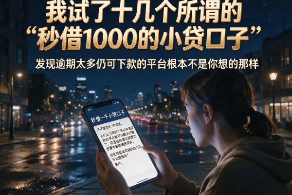 我试了十几个所谓的“秒借1000的小贷口子”，发现逾期太多仍可下款的平台根本不是你想的那样