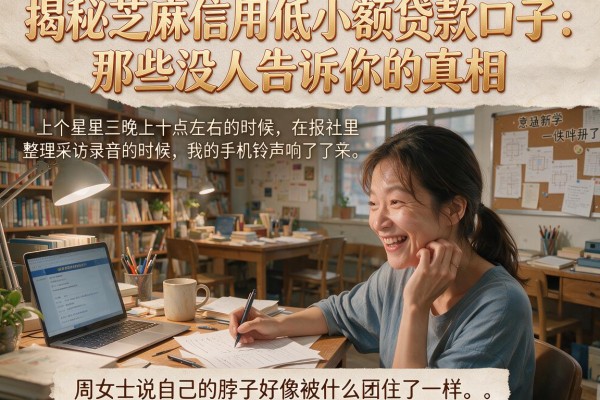 揭秘芝麻信用低小额贷款口子：那些没人告诉你的真相