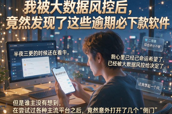 我被大数据风控后,竟然发现了这些逾期必下款的软件