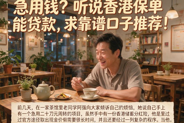 急用钱？听说香港保单能贷款，求靠谱口子推荐！