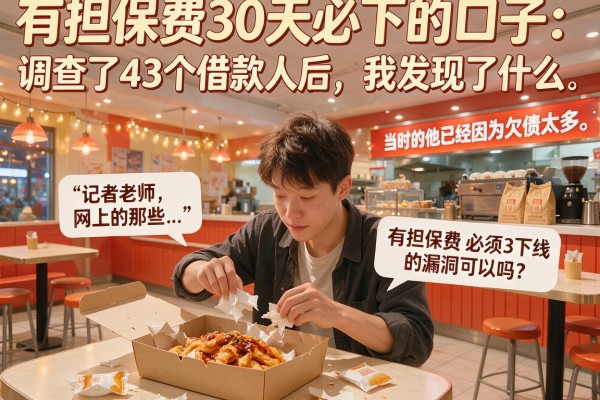 有担保费30天必下的口子：调查了43个借款人后，我发现了什么