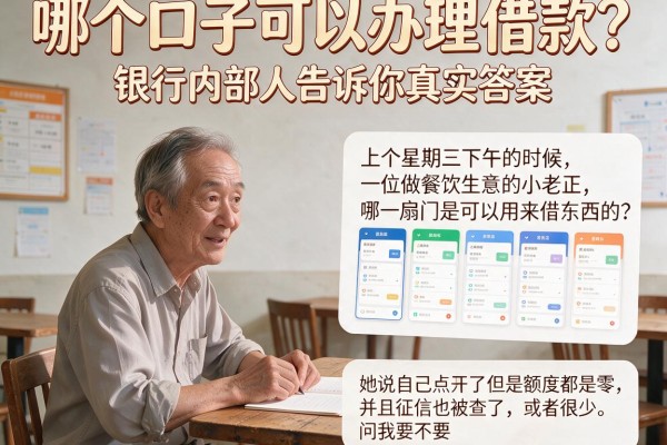 哪个口子可以办理借款？银行内部人告诉你真实答案