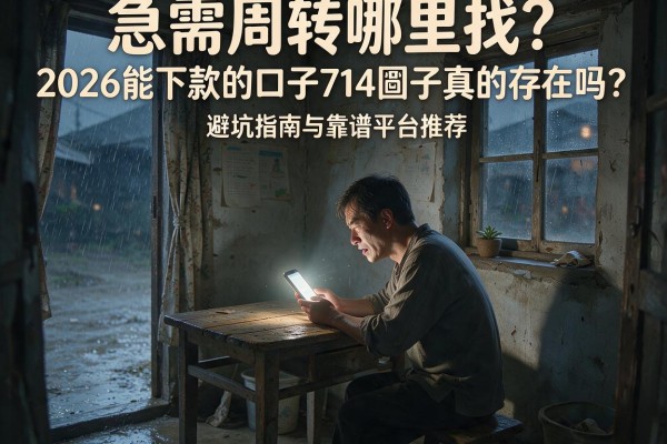 急需周转哪里找？2026能下款的口子714囗子真的存在吗？避坑指南与靠谱平台推荐