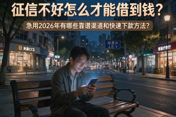征信不好怎么才能借到钱?急用2026年有哪些靠谱渠道和快速下款方法?