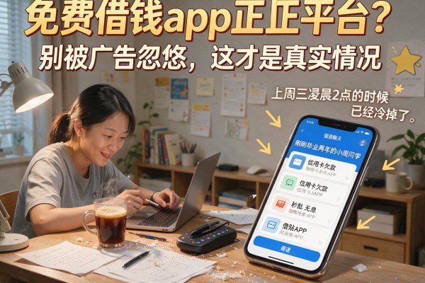 免费借钱app正规平台？别被广告忽悠，这才是真实情况