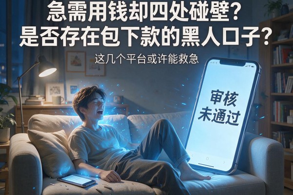 急需用钱却四处碰壁？是否存在包下款的黑人口子？这几个平台或许能救急
