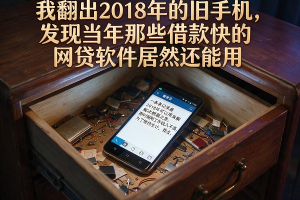 我翻出2018年的旧手机，发现当年那些借款快的网贷软件居然还能用