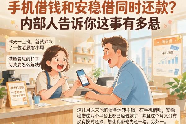 手机借钱和安稳借同时还款?内部人告诉你这事有多悬