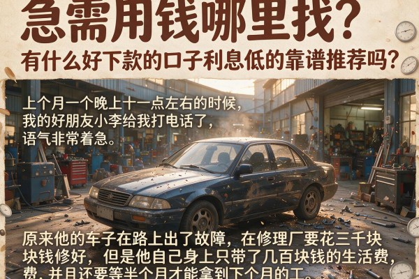 急需用钱哪里找？有什么好下款的口子利息低的靠谱推荐吗？