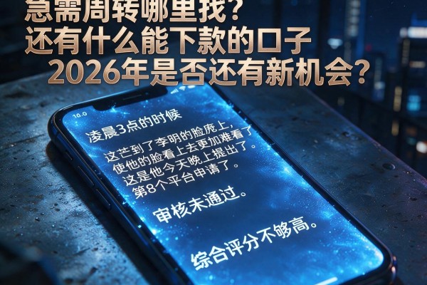 急需周转哪里找？还有什么能下款的口子2026年是否还有新机会？深度解析当下通道
