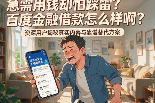 急需用钱却怕踩雷？百度金融借款怎么样啊？资深用户揭秘真实内幕与靠谱替代方案