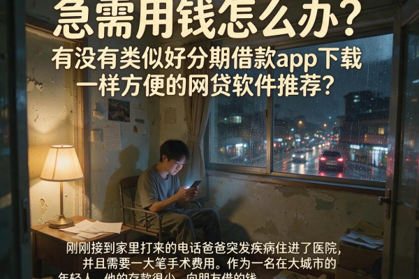 急需用钱怎么办？有没有类似好分期借款app下载一样方便的网贷软件推荐？