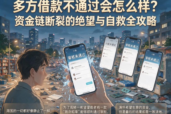 多方借款不通过会怎么样？资金链断裂的绝望与自救全攻略