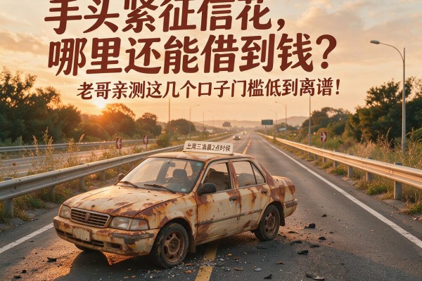 手头紧征信花，哪里还能借到钱？老哥亲测这几个口子门槛低到离谱！